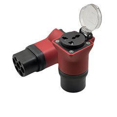 Station de charge publique Type 2 Adaptateur de décharge pour Schuko et prise universelle, 16 A EU Plug IEC 62196-2, Adaptateur de véhicule électrique pour charger des voitures, des motos et des scooters