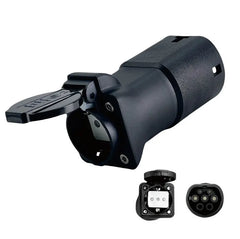 Adaptateur de décharge pour véhicule électrique 16A Prise de type 2 vers prise Schuko, véhicule à charger (V2L) adaptateur