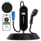 Coolladen Chargeur EV 7.4kW | prise CEE 32A vers Type 2 | wallbox mobile | courant réglable et minuterie 1-12H