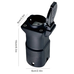 Adaptateur de décharge pour véhicule électrique 16A Prise de type 2 vers prise Schuko, véhicule à charger (V2L) adaptateur