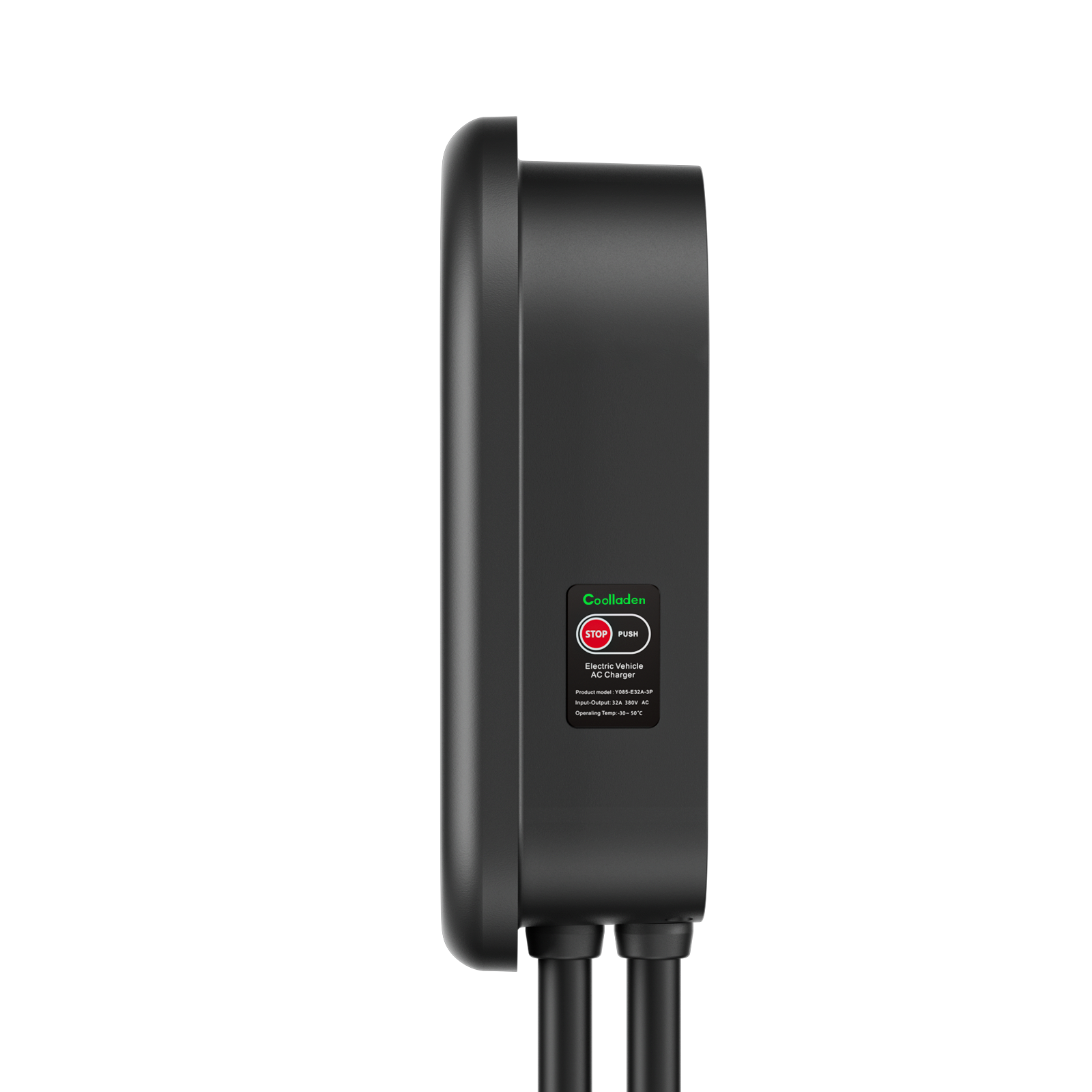 Coolladen Chargeur EV Smart APP avec station de charge domestique 32 A Type 2 11 kW, câble de charge Wallbox 5/10 m avec support de chargeur Contrôle par application Prise triphasée CEE pour tous les véhicules électriques et hybrides rechargeables