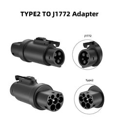 Type 2 à J1772 EV chargeur adaptateur 16A/32A connecteur de charge de véhicule électrique